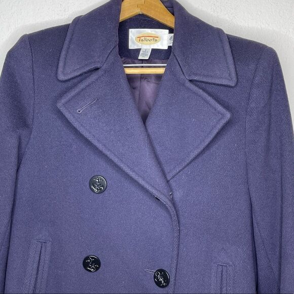 Talbot's Navy Wool Coat - Picture 4 of 7